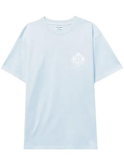 John Elliott Dinghy Cotton T-shirt In Blue