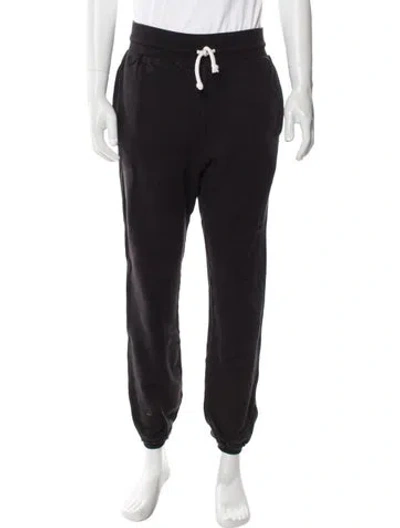 Pre-owned John Elliott Distressed Accents Lounge Bottoms In Black
