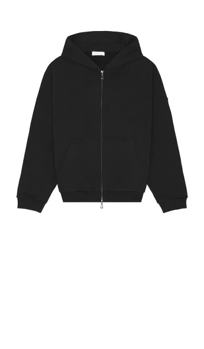 John Elliott Flash Full Zip Hoodie In Black