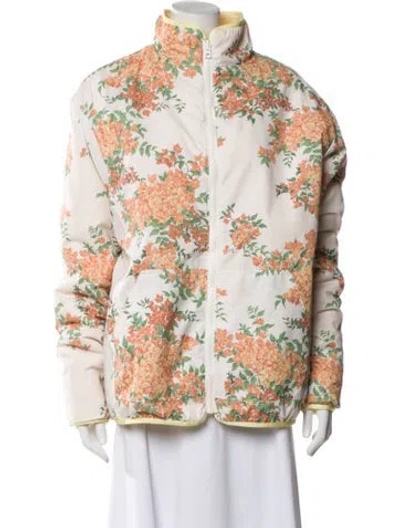 Pre-owned John Elliott Floral Print Jacket In Multi