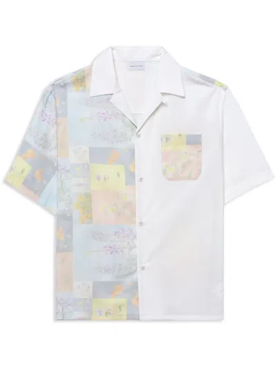 John Elliott Hemd Mit Blumen-print In White