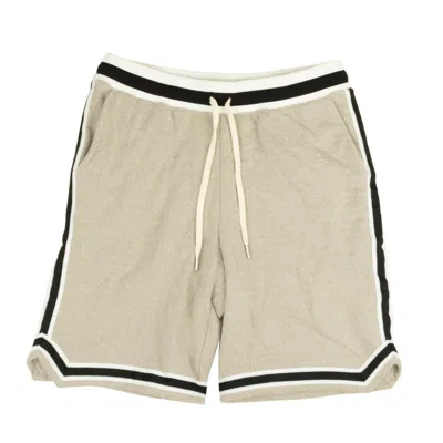 John Elliott Fur Terry Game Shorts - Wheat In Beige