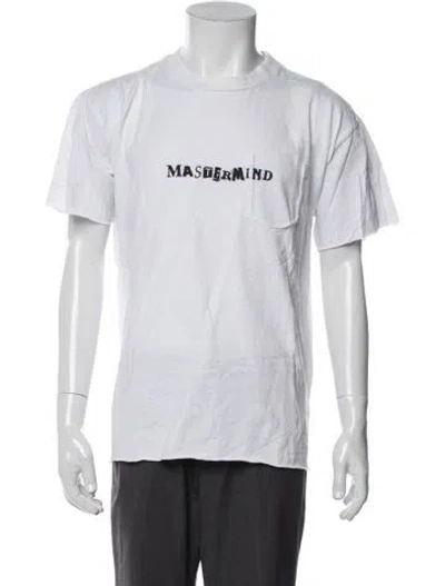 Pre-owned John Elliott Graphic Print Crew Neck T-shirt W/ Tags In White