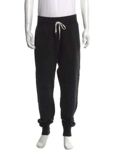Pre-owned John Elliott Graphic Print Joggers In Black