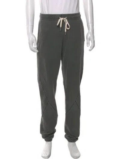 Pre-owned John Elliott Graphic Print Joggers In Gray