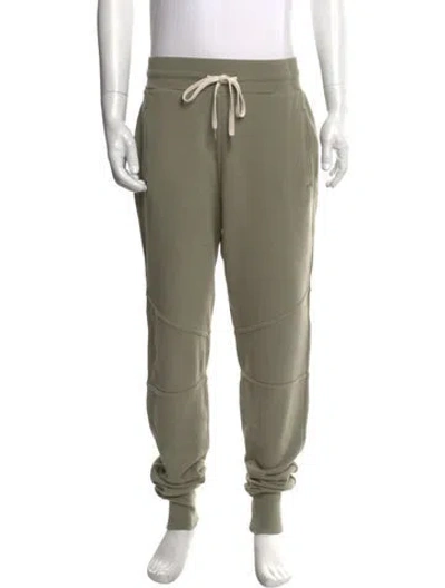 Pre-owned John Elliott Graphic Print Joggers In Green