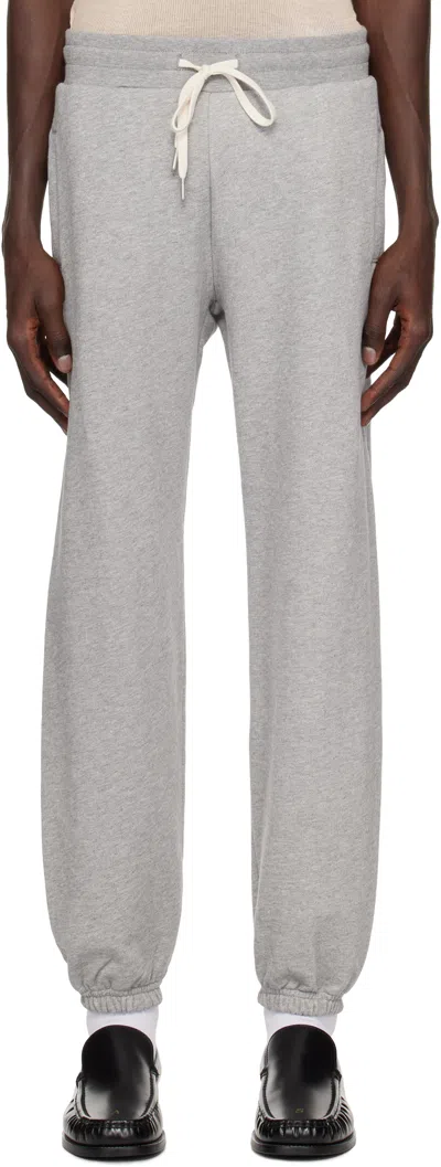 John Elliott Gray Beach Sweatpants In Heather Grey