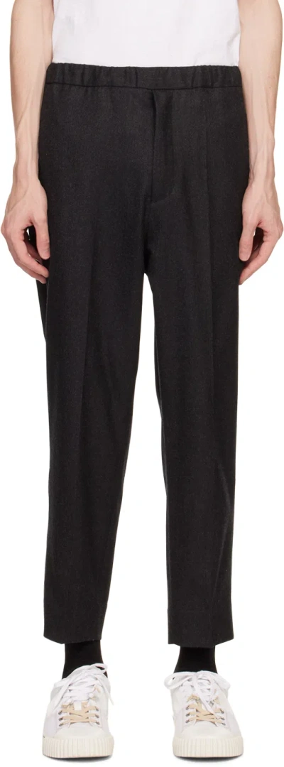 John Elliott Gray Easy Trousers In Dark Grey