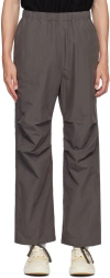 John Elliott Gray Himalayan Parachute Trousers In Charcoal
