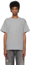 John Elliott Gray University T-shirt In Heather Grey