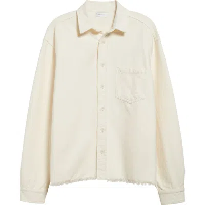 John Elliott Men's Hemi Oversized Shirt In Salt