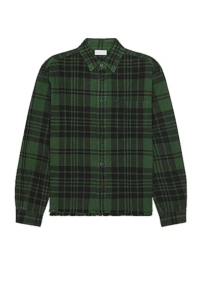 John Elliott Hemi Oversize Shirt In Alpine Check