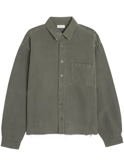 John Elliott Hemi Shirt In Green