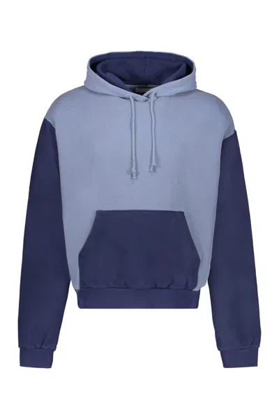 John Elliott Hooded Sweatshirt In Blue