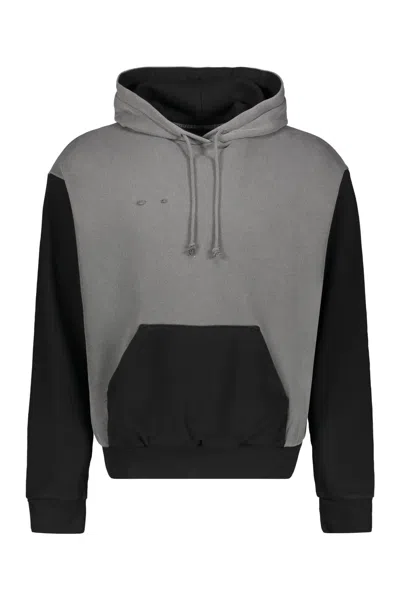 John Elliott Hooded Sweatshirt In Grey
