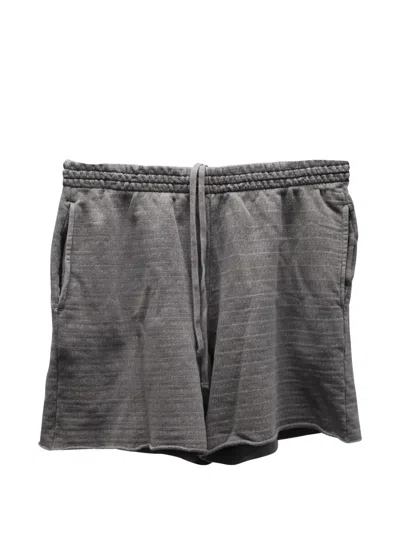 Pre-owned John Elliott Jacquard Drawstring Shorts In Gray