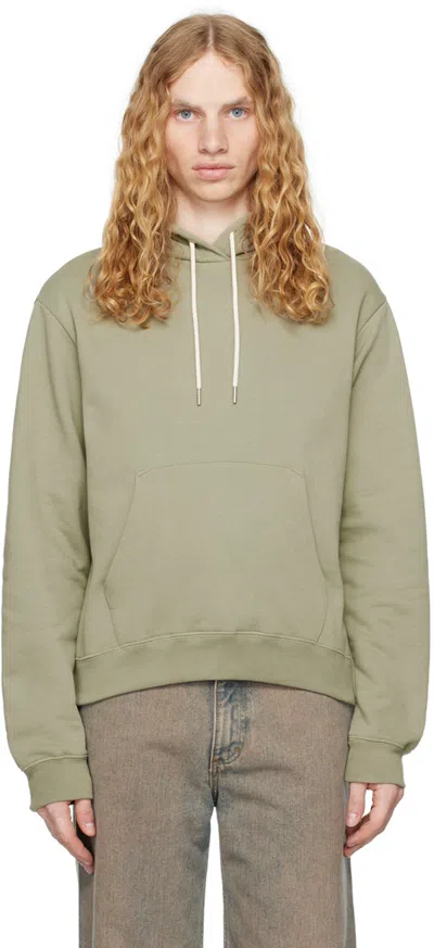 John Elliott Khaki Beach Hoodie In Sage