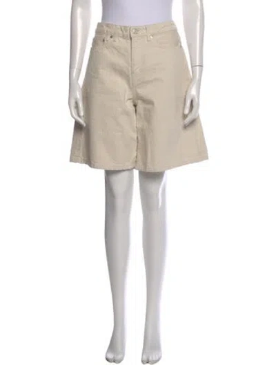 Pre-owned John Elliott Knee-length Shorts In Neutral