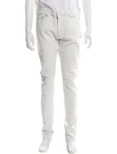 Pre-owned John Elliott Lamb Leather Pants W/ Tags In Neutral