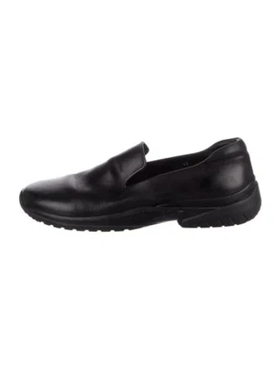 Pre-owned John Elliott Leather Dress Loafers In Black