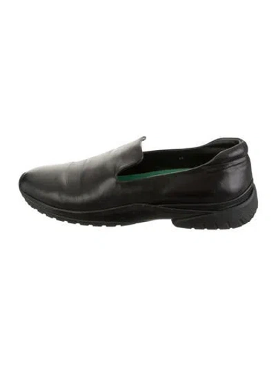 Pre-owned John Elliott Leather Loafers In Black