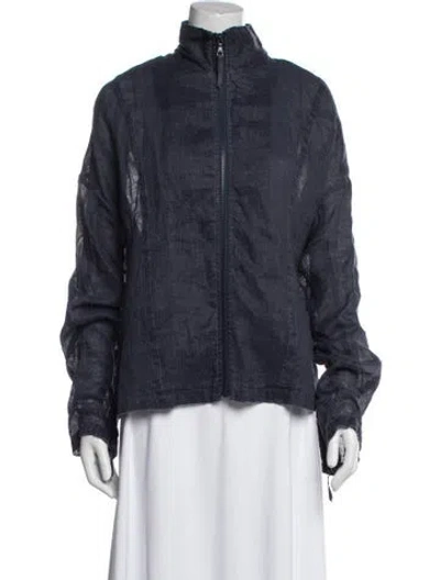 Pre-owned John Elliott Linen Jacket In Blue