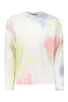 John Elliott Long Sleeve Cotton T-shirt In Multicolor