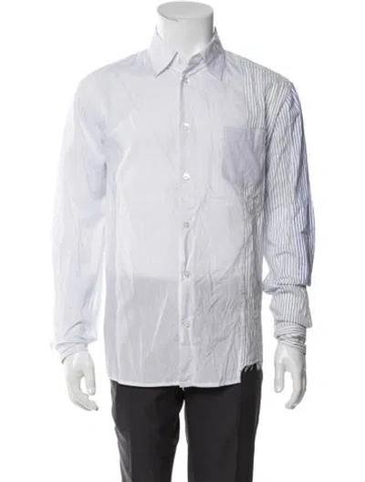 Pre-owned John Elliott Long Sleeve Dress Shirt In White