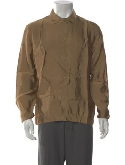 Pre-owned John Elliott Long Sleeve Shirt In Brown