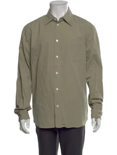 Pre-owned John Elliott Long Sleeve Shirt In Green