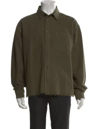 Pre-owned John Elliott Long Sleeve Shirt W/ Tags In Green