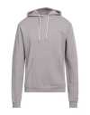 John Elliott Man Sweatshirt Light Grey Size 2 Cotton, Polyurethane In Purple