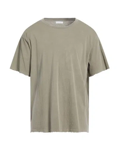 John Elliott Man T-shirt Khaki Size 4 Cotton In Green