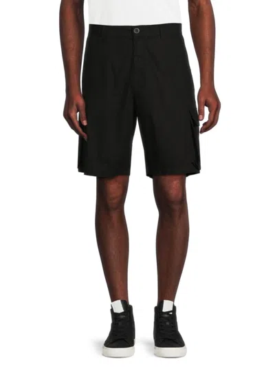 John Elliott Men's Solid Flat Front Shorts In Black