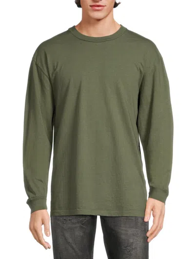 John Elliott Men's Solid Sweatshirt In Green