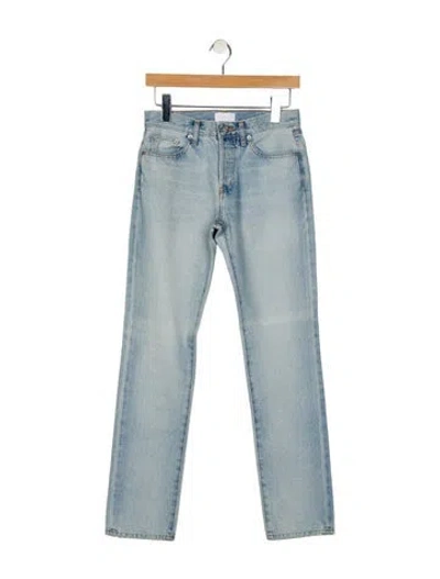 Pre-owned John Elliott Mid-rise Skinny Leg Jeans In Blue