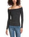 John Elliott Mineral Wash Gemini Rib Top In Black