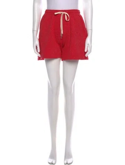 Pre-owned John Elliott Mini Shorts In Red