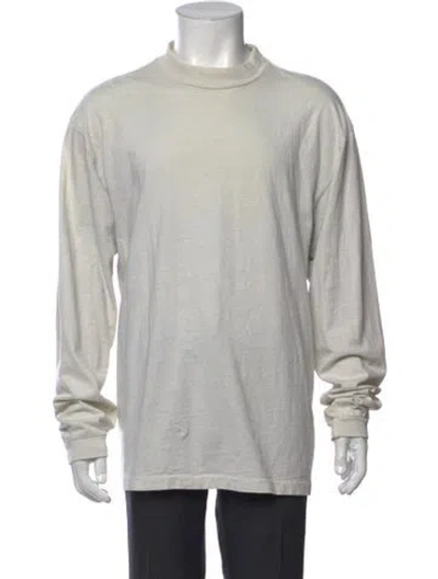 Pre-owned John Elliott Mock Neck Long Sleeve Sweatshirt In Grey