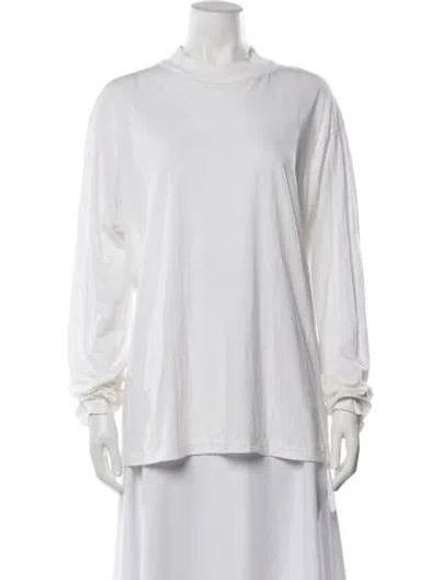 Pre-owned John Elliott Mock Neck Sweater In Neutrals