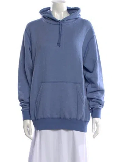 Pre-owned John Elliott Mock Neck Sweater W/ Tags In Blue