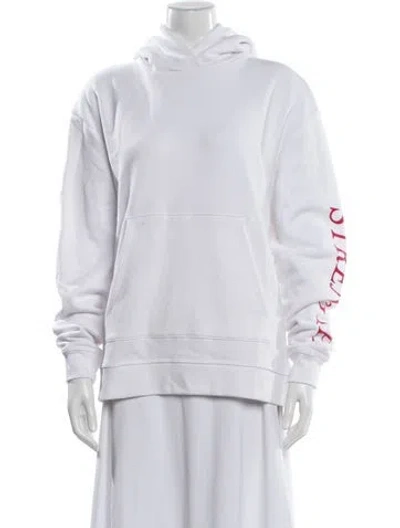 Pre-owned John Elliott Mock Neck Sweater W/ Tags In White