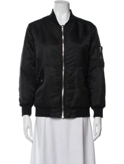 Pre-owned John Elliott Nylon Bomber Jacket In Gray