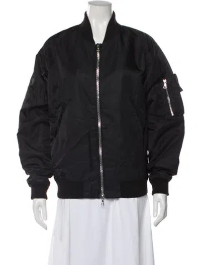 Pre-owned John Elliott Nylon Bomber Jacket In Gray