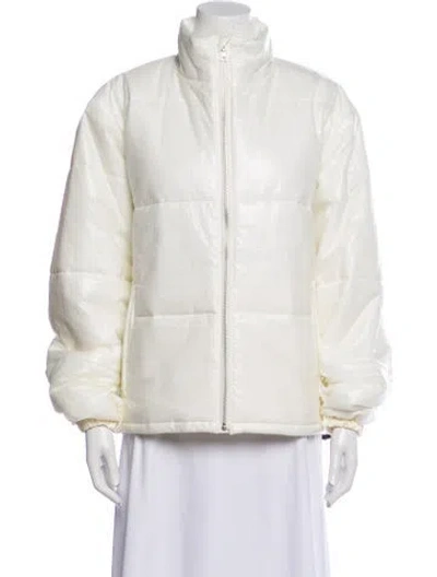 Pre-owned John Elliott Nylon Bomber Jacket In Neutral
