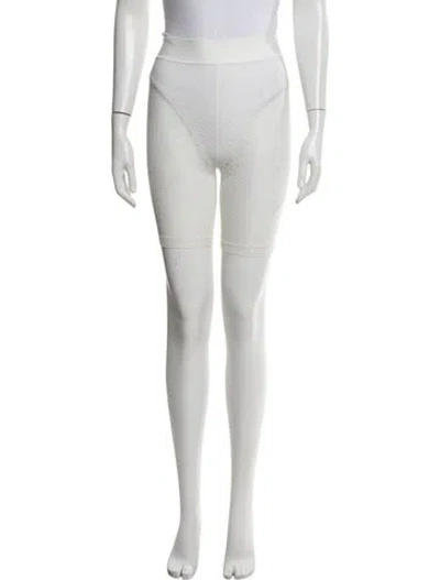 Pre-owned John Elliott Nylon Lace Pattern Sweatpants In White