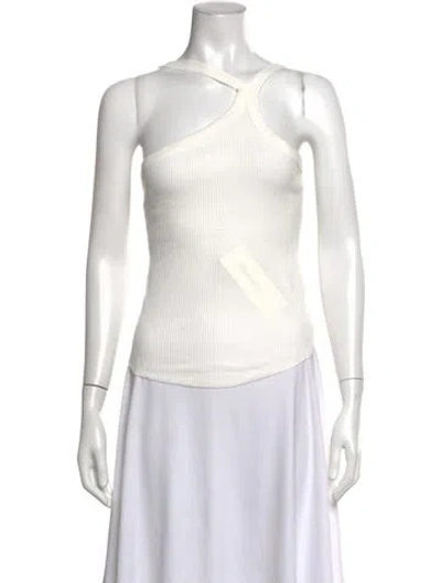 Pre-owned John Elliott One-shoulder Sleeveless Top W/ Tags In Neutrals