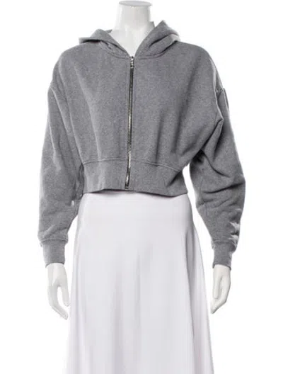 Pre-owned John Elliott Open Front Sweater In Grey