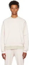 John Elliott Pink Interval Sweatshirt In Shell
