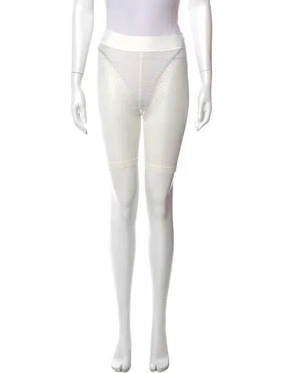 Pre-owned John Elliott Printed Knee-length Shorts In White